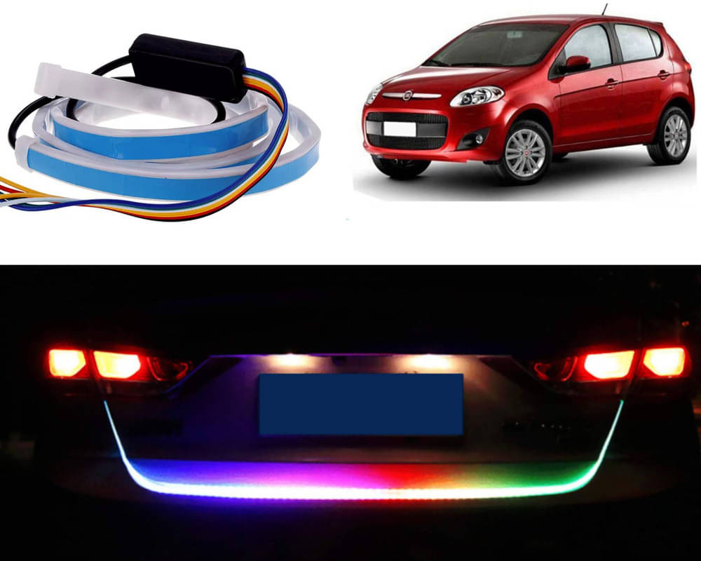 48Inch Ice Blue & Red DRL LED Brake with Side Turn Signal & Parking Indication Trunk,Boot,Dicky Light For Palio 48Inch Ice Blue & Red DRL LED Brake with Side Turn Signal & Parking Indication Trunk,Boot,Dicky Light For Palio