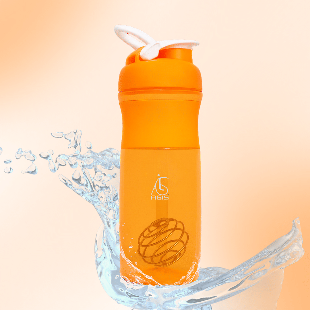     			AGIS Plastic Orange 900 mL Sipper,Shaker,Bottle ( Pack of 1 )