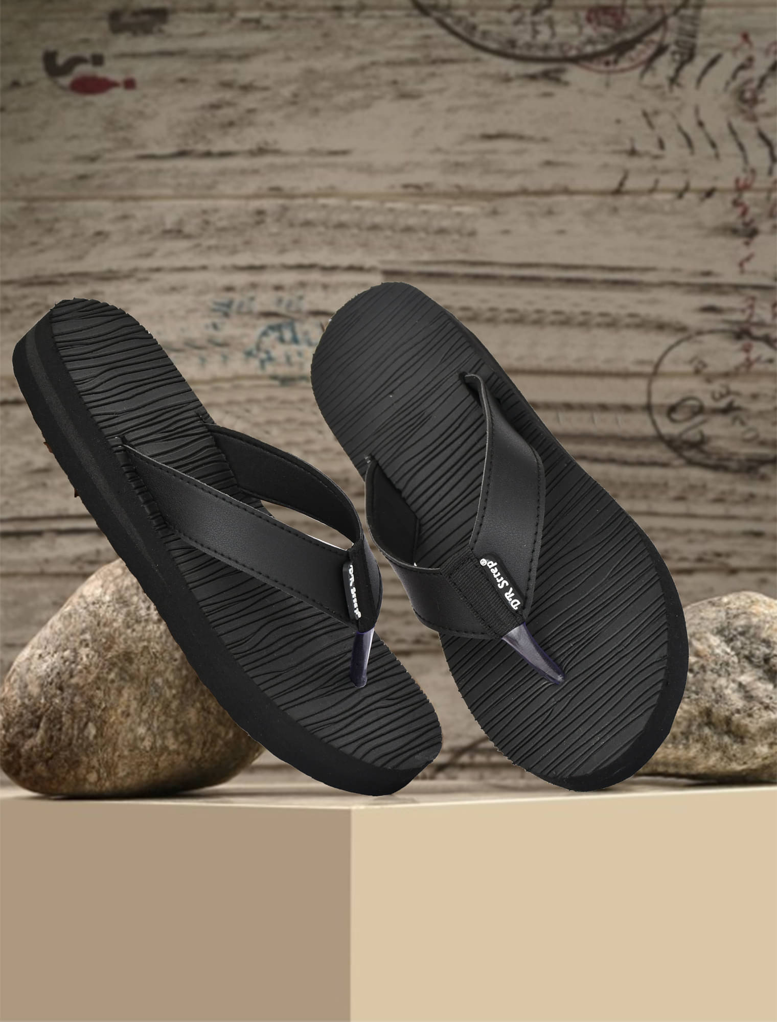     			DR Sttep Black Women's Daily Slipper
