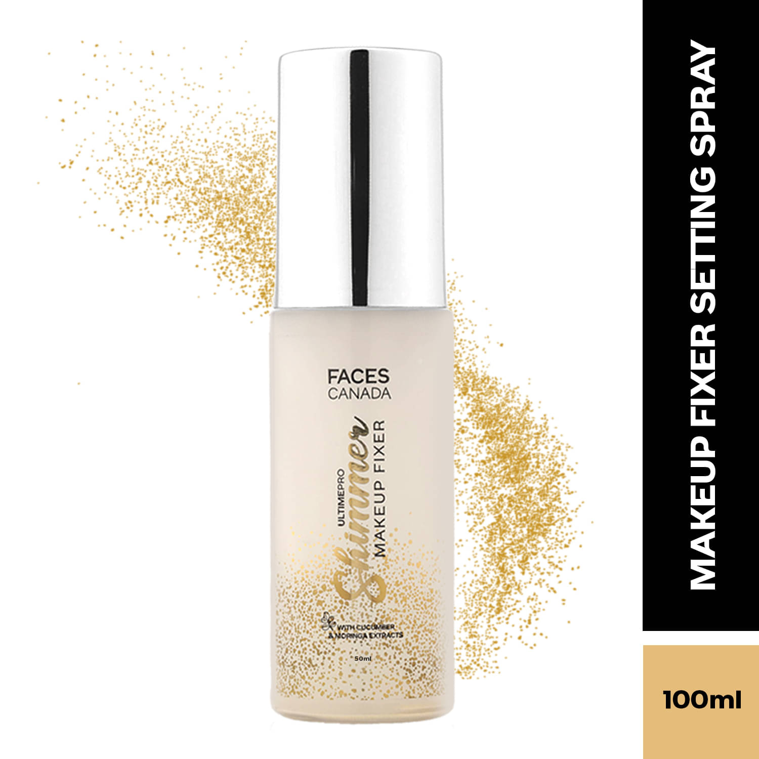     			FACES CANADA Ultime Pro Shimmer Makeup Fixer Long Lasting Makeup Setting Spray, 100ml