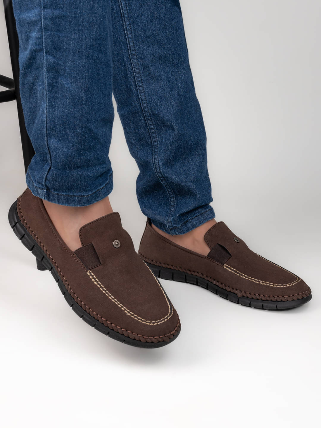     			Fentacia Brown Men's Slip on Shoes