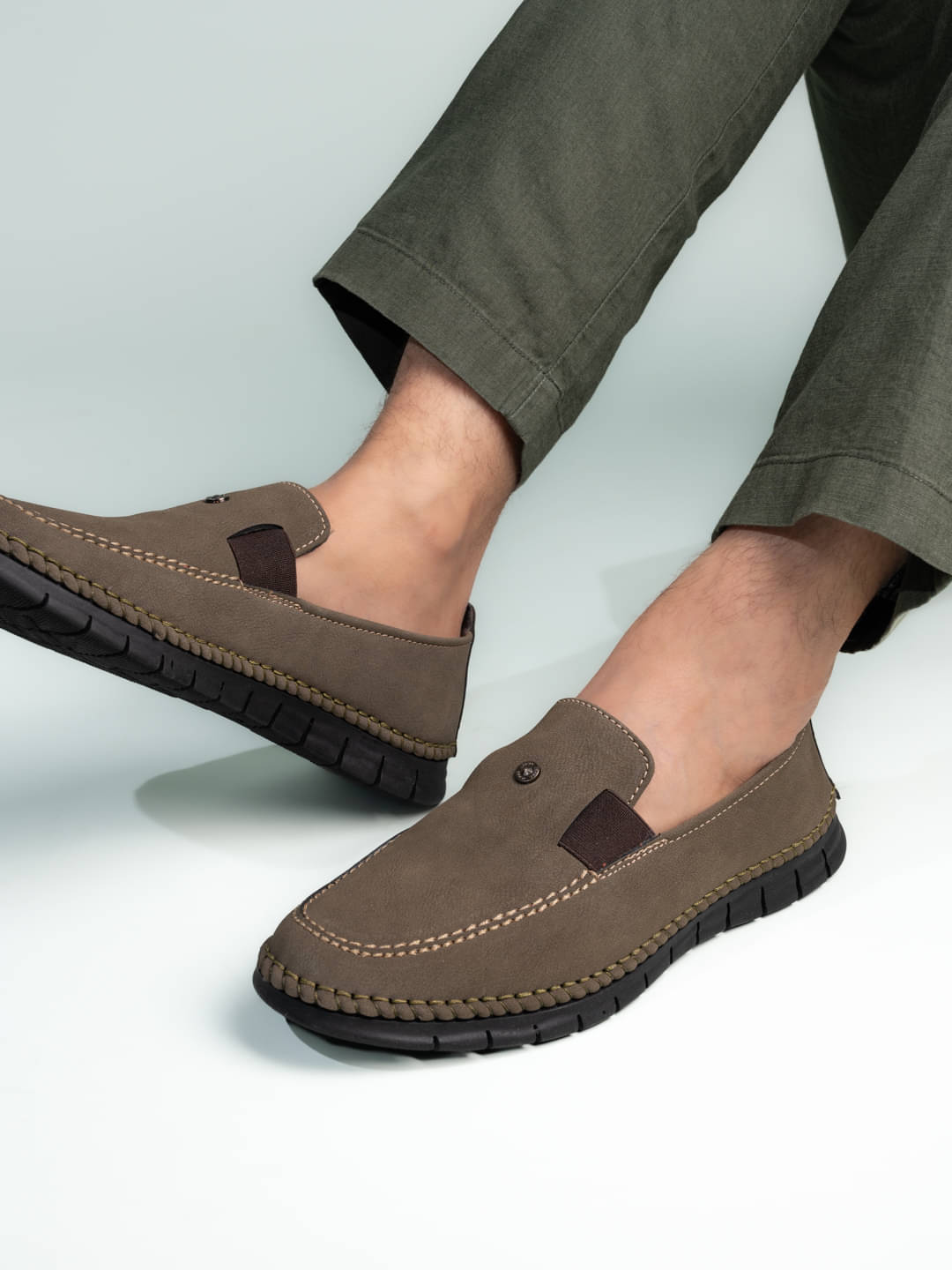     			Fentacia Camel Men's Slip on Shoes