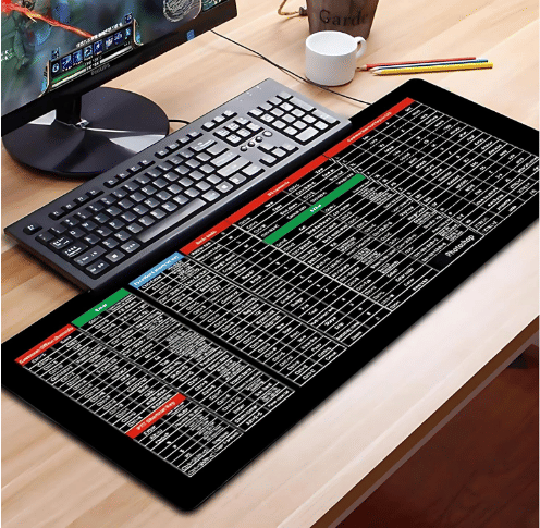     			Generic Non-slip Rubber Base Mouse Pad ( Pack of 1 )