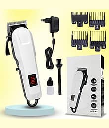 Geniric 809 TRM White Corded,Cordless Beard Trimmer With 3000 minutes Runtime