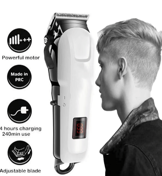     			Geniric 809 White Cordless,Corded Beard Trimmer With 3000 minutes Runtime