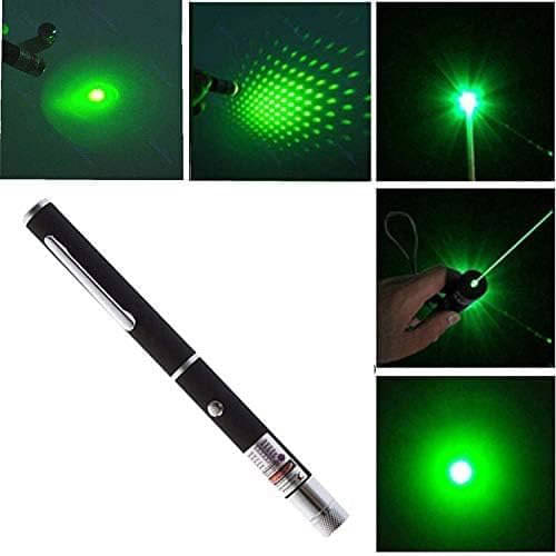     			Green Laser Pointer Pen, Adjustable Cap to Change Project Design for Presentation for Kids Toy & Multipurpose (Green)