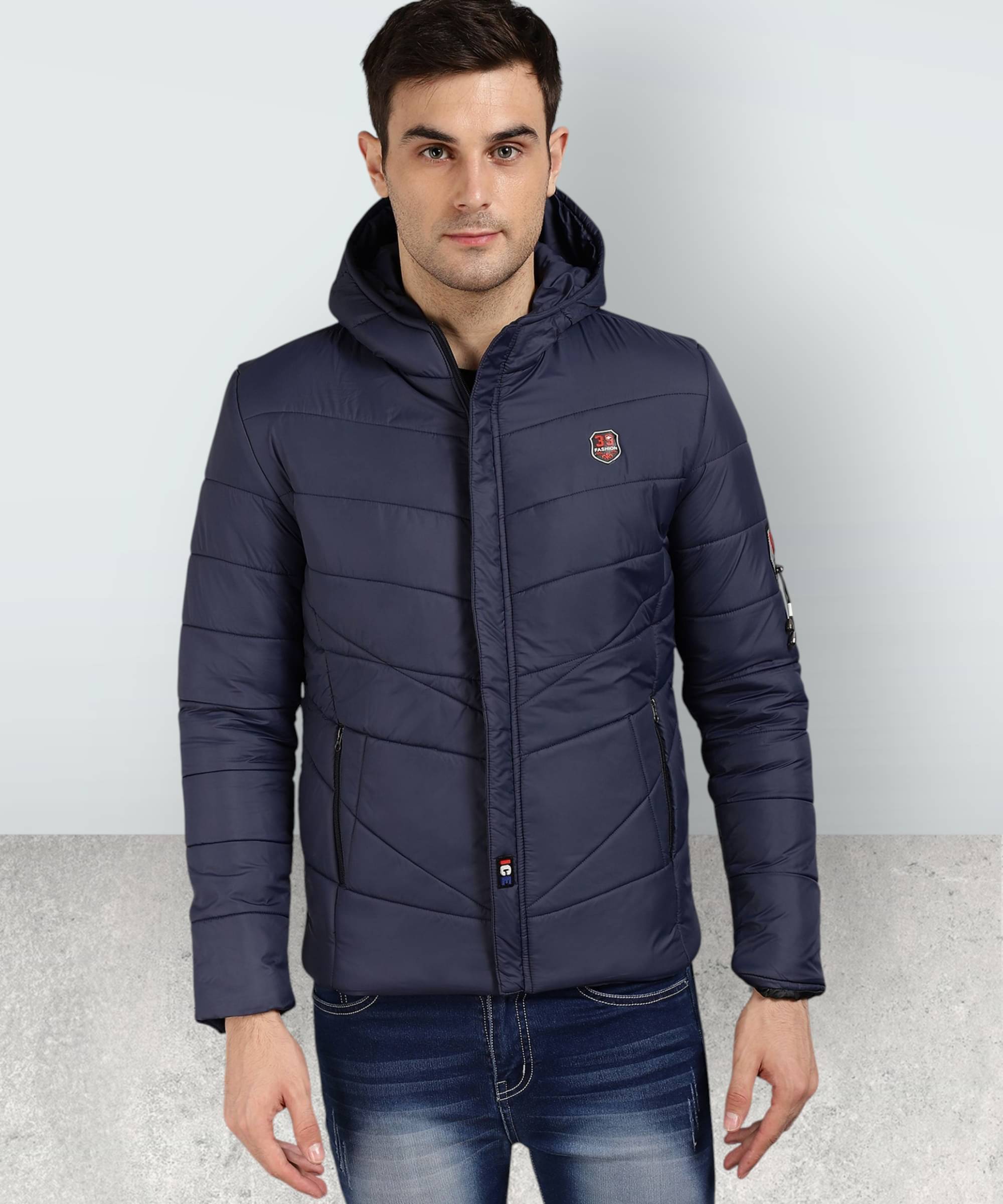     			HEMLOCK Polyester Men's Puffer Jacket - Navy ( Pack of 1 )