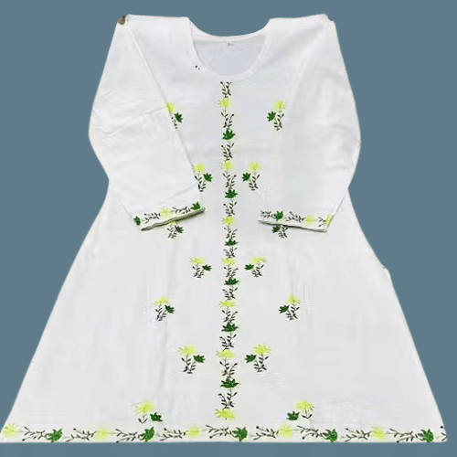     			HS COLLECTION Women Cotton Printed A-line Kurti ( Green )