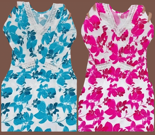     			HS COLLECTION Women Cotton Printed A-line Kurti ( Multicolor )