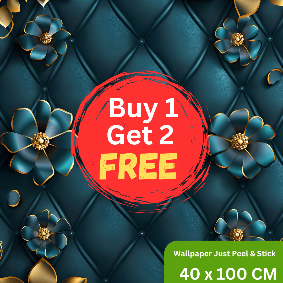     			Interawall Decor Self-Adhesive Decal Wallpaper Specific Product for Bedroom, Living Room, Kids Room, Play Room, Office | Abstract Home Wallpaper for Home Decor (Buy 1 get 2 Free, Pack of 3 Pcs,  Size-16x39 Inches Each Strip)