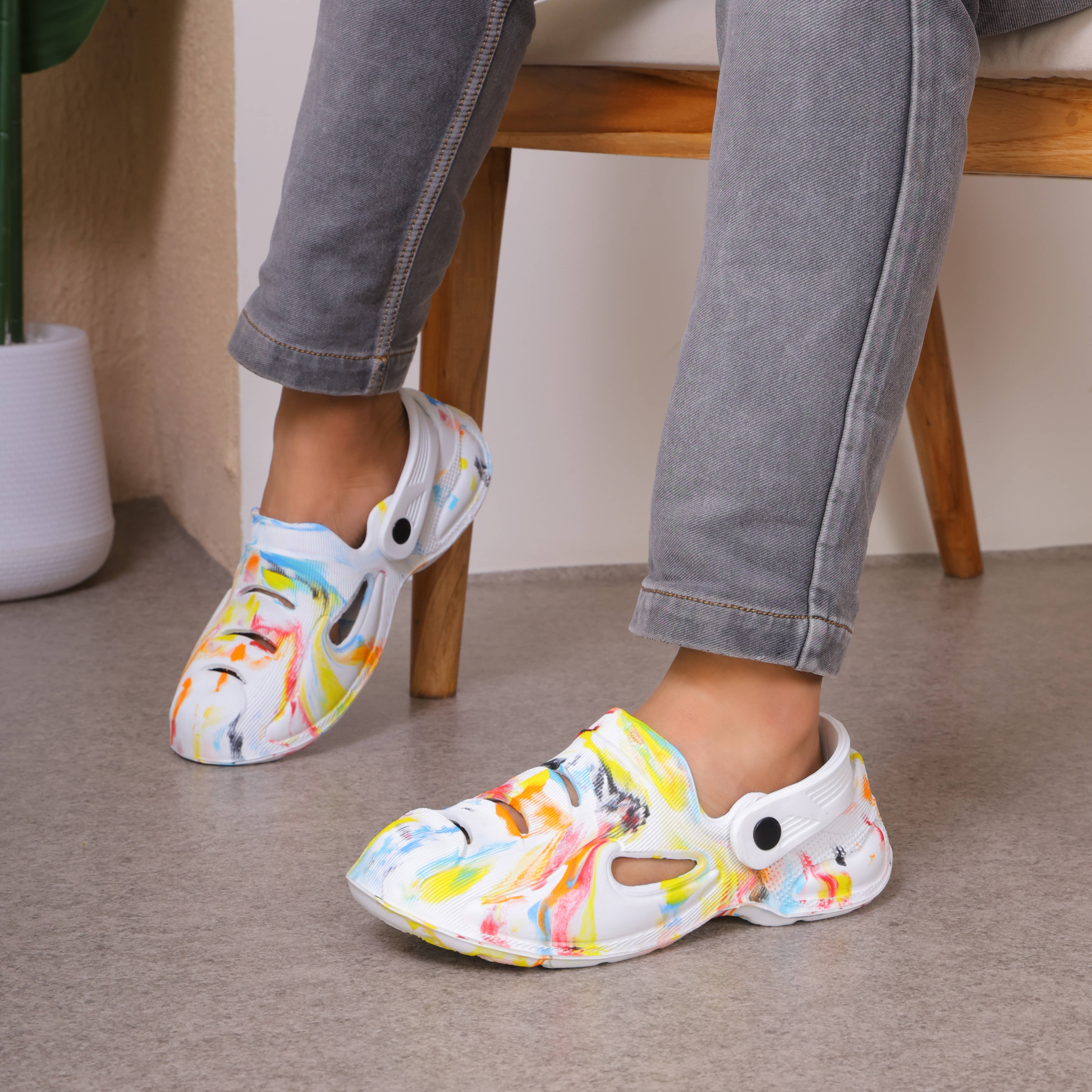 KNIEVL - Multicolor Men's Clogs KNIEVL - Multicolor Men's Clogs