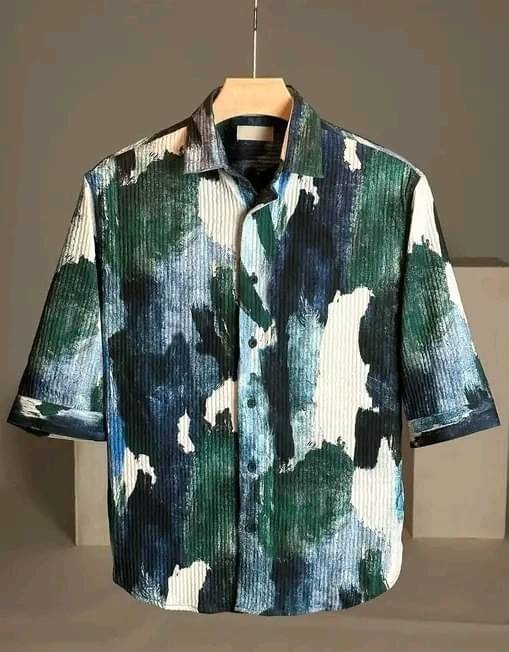 KRIVA Cotton Blend Regular Fit Printed 3/4th Sleeves Men's Casual Shirt - Blue ( Pack of 1 ) KRIVA Cotton Blend Regular Fit Printed 3/4th Sleeves Men's Casual Shirt - Blue ( Pack of 1 )
