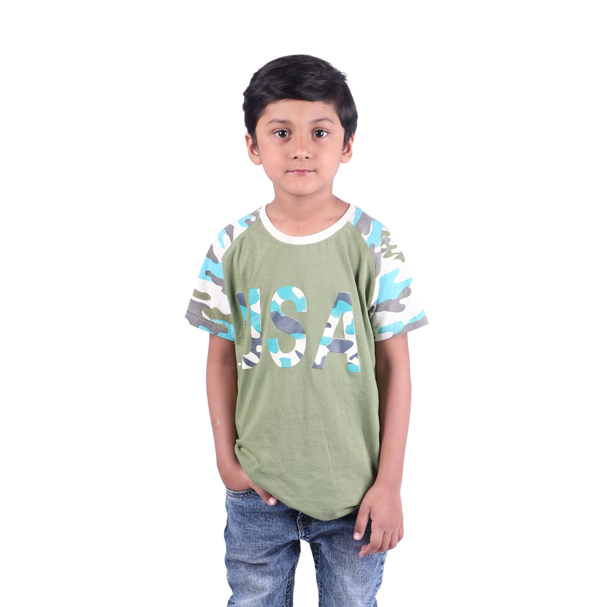    			Kidzee Kingdom Pack of 1 Boys Cotton T-Shirt ( Multicolor )