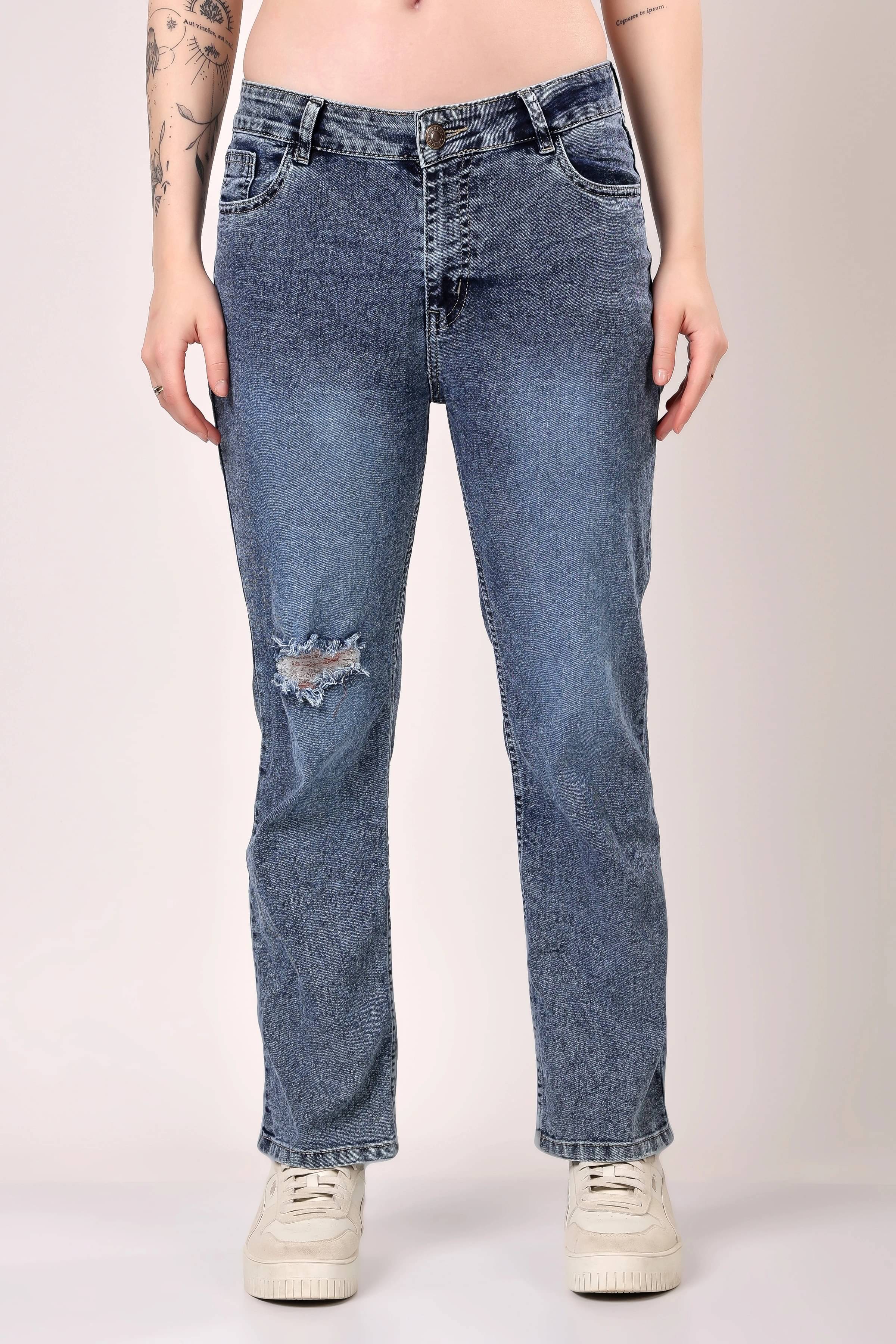     			LONDON HILLS Women's Regular Fit Mid-Rise Jeans ( Blue )