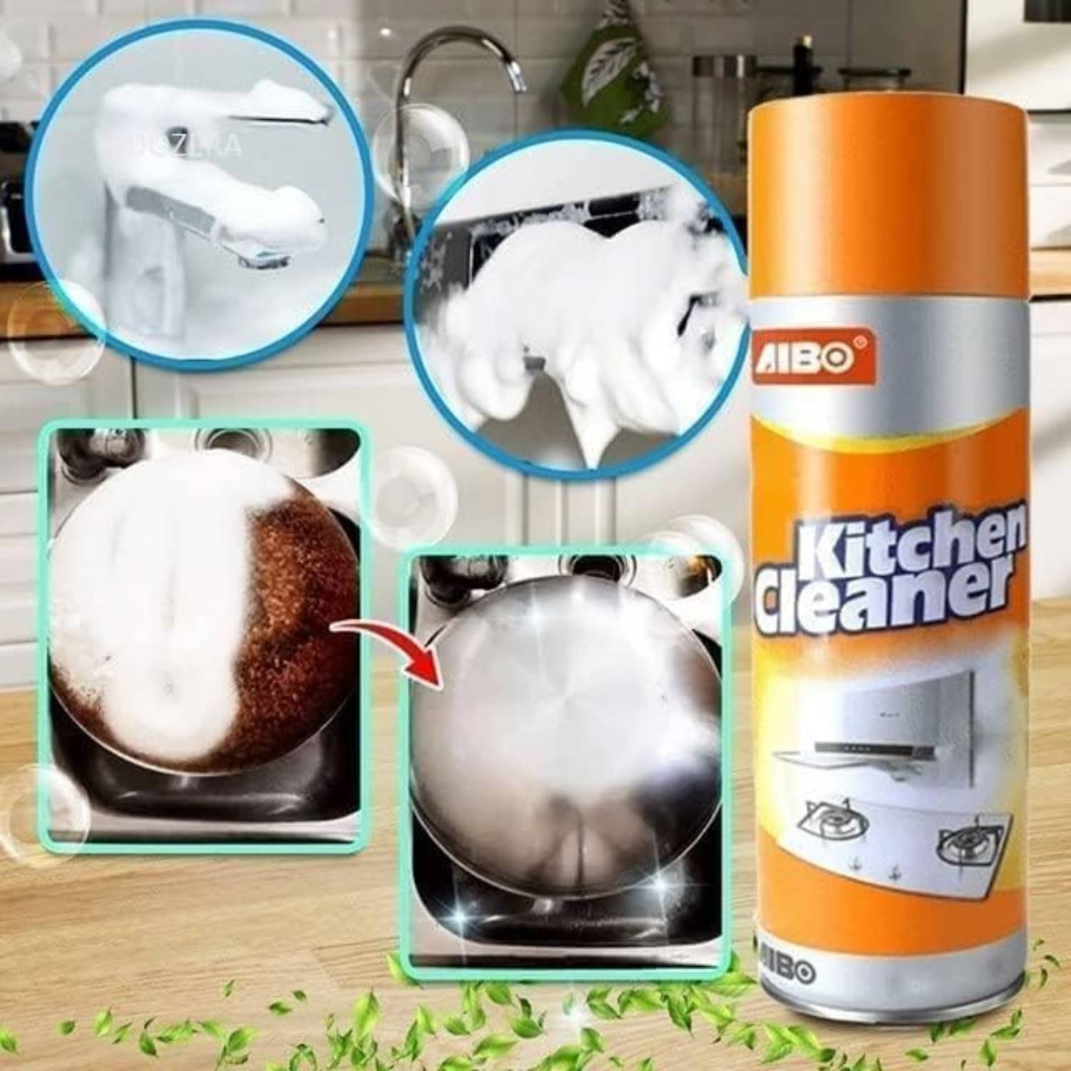 LootWagon Kitchen foam Cleaning Spray All Purpose Cleaner Foam NO 490 mL LootWagon Kitchen foam Cleaning Spray All Purpose Cleaner Foam NO 490 mL