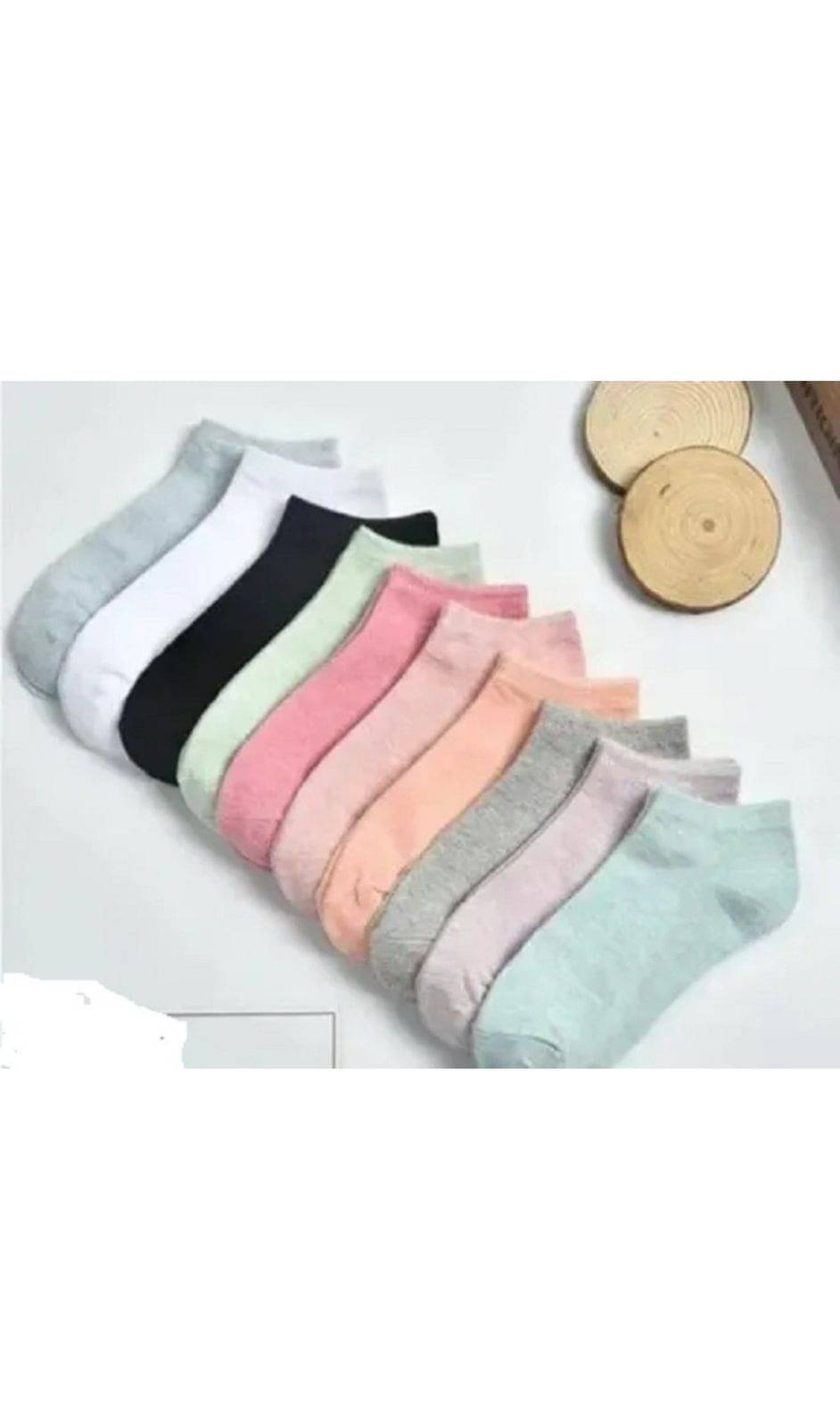     			MITSURU Pack of 5 Women's Cotton Ankle Length Socks ( Multicolor )