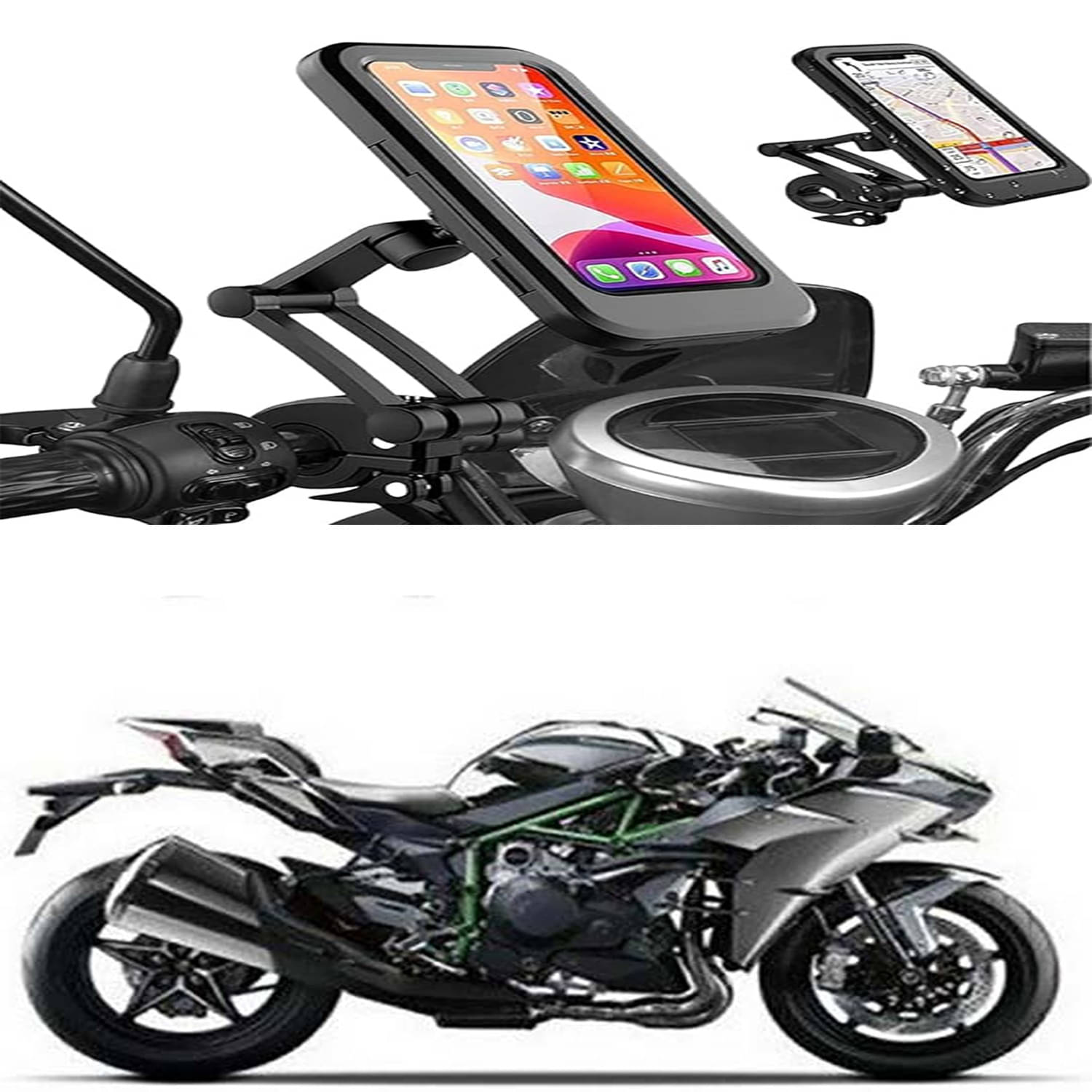 MS Wholesellar 360 Rotation Bike Phone Holder for Motorcycles & Scooters MS Wholesellar 360 Rotation Bike Phone Holder for Motorcycles & Scooters