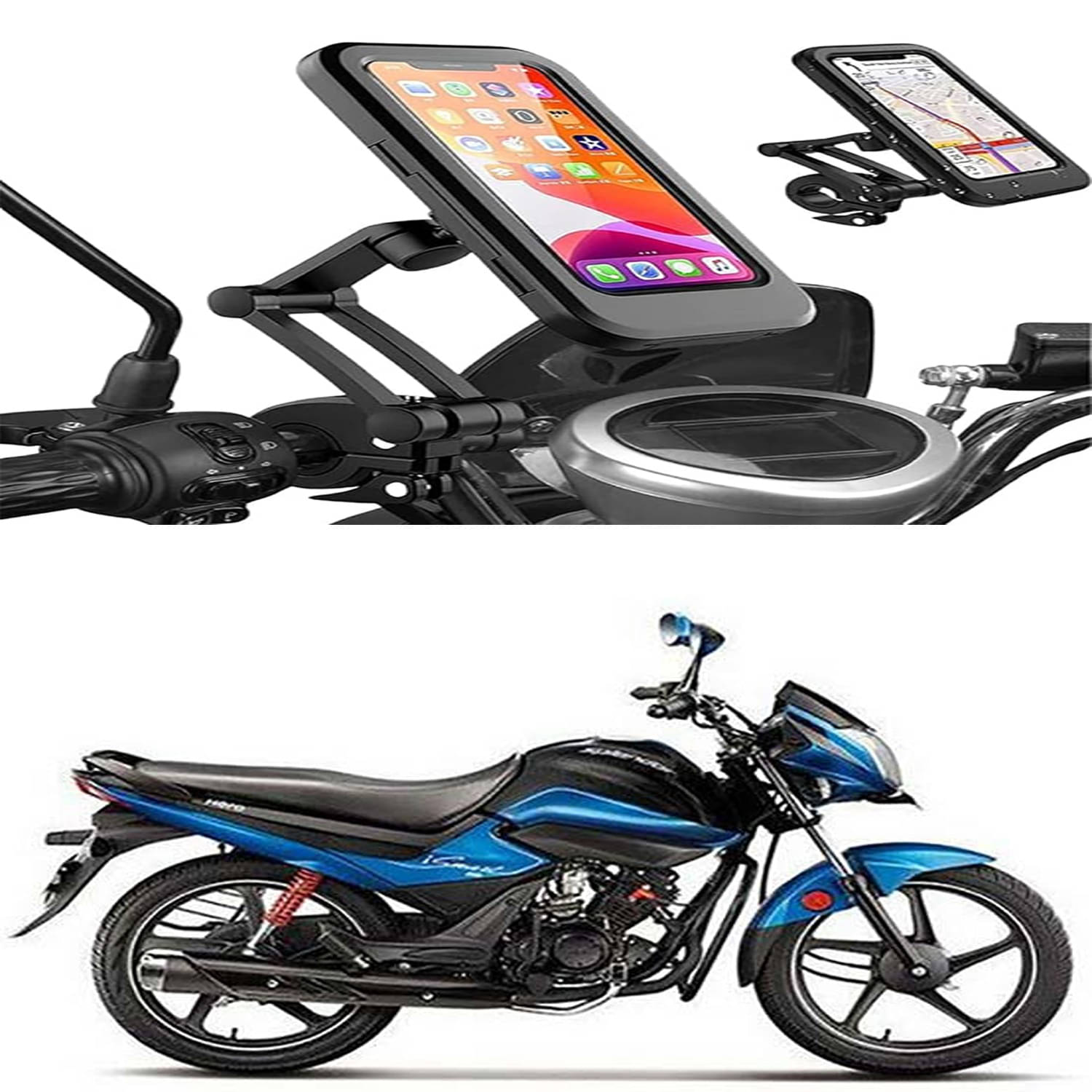     			MS Wholesellar 360 Rotation Bike Phone Holder for Motorcycles & Scooters