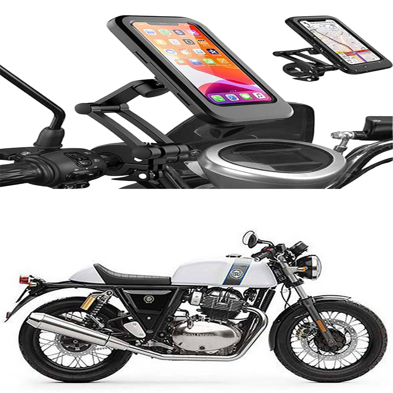     			MS Wholesellar Handlebar Mobile Holder Waterproof Easy Installation Moun...