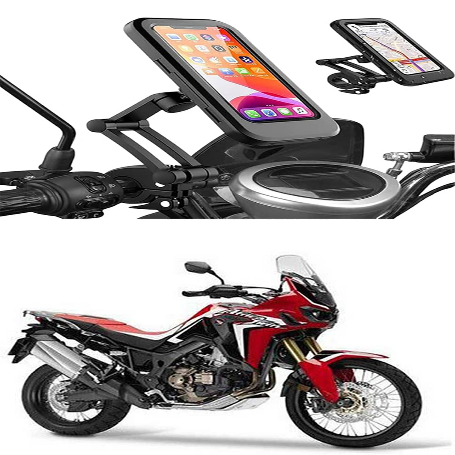     			MS Wholesellar Handlebar Mobile Holder Waterproof Easy Installation Moun...