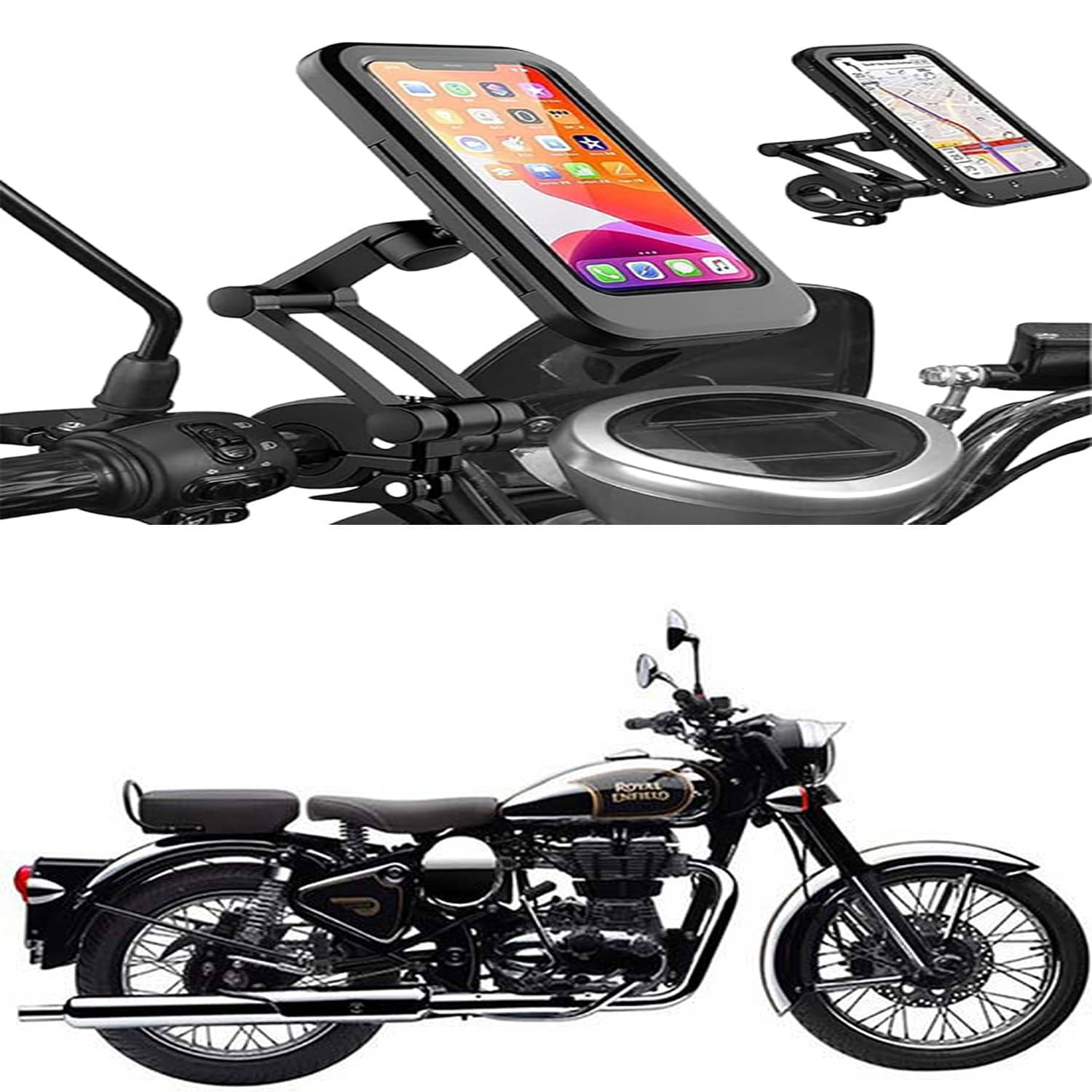MS Wholesellar Motorcycle Phone Holder Waterproof Shockproof & Dustproof... MS Wholesellar Motorcycle Phone Holder Waterproof Shockproof & Dustproof...