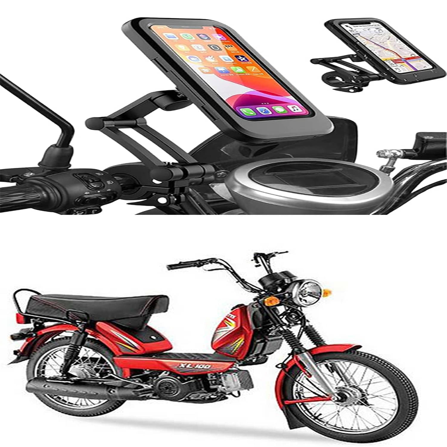    			MS Wholesellar Scooter Bike Mobile Holder Waterproof Rainproof & Dustpro...