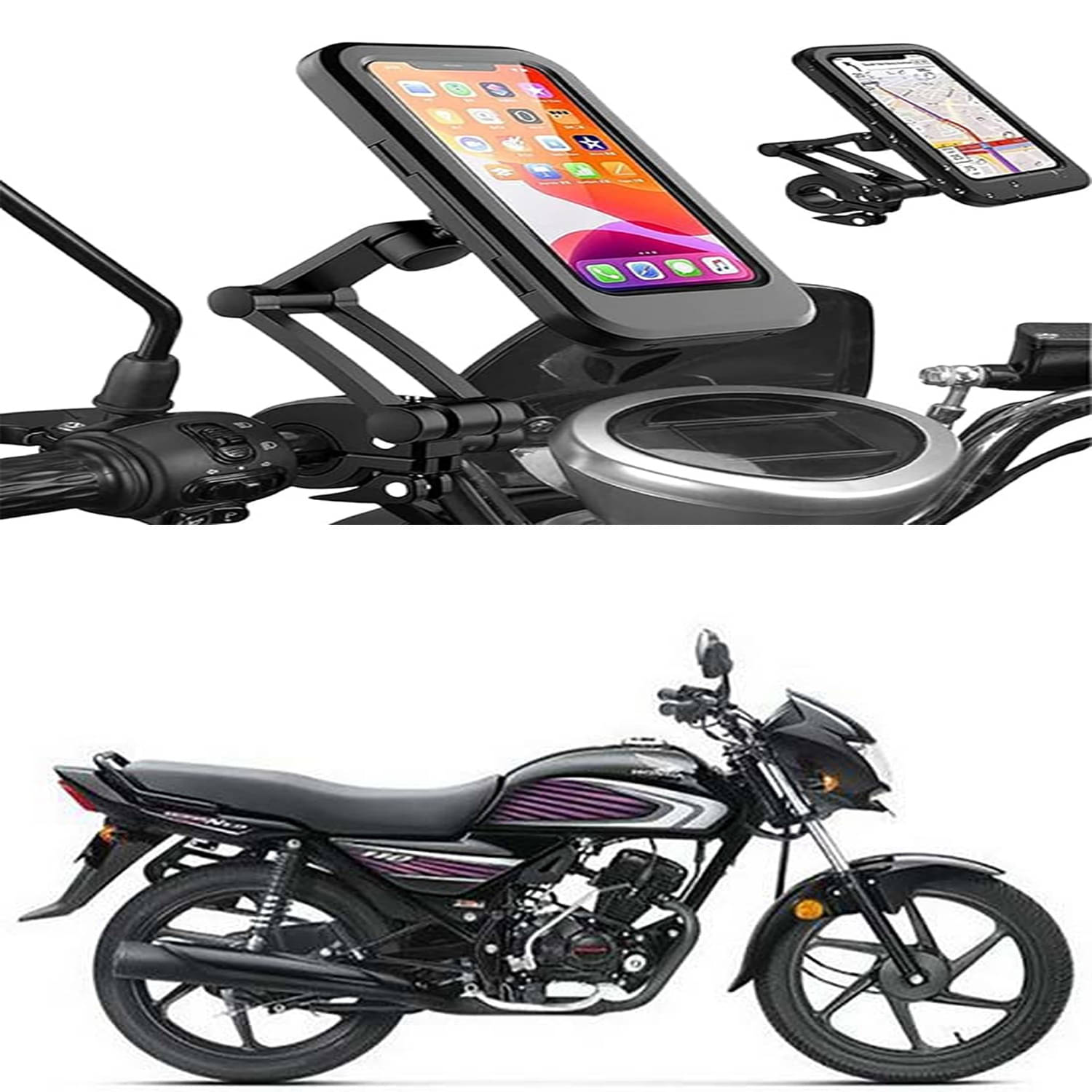     			MS Wholesellar Waterproof Handlebar Phone Mount with Touchscreen Compati...