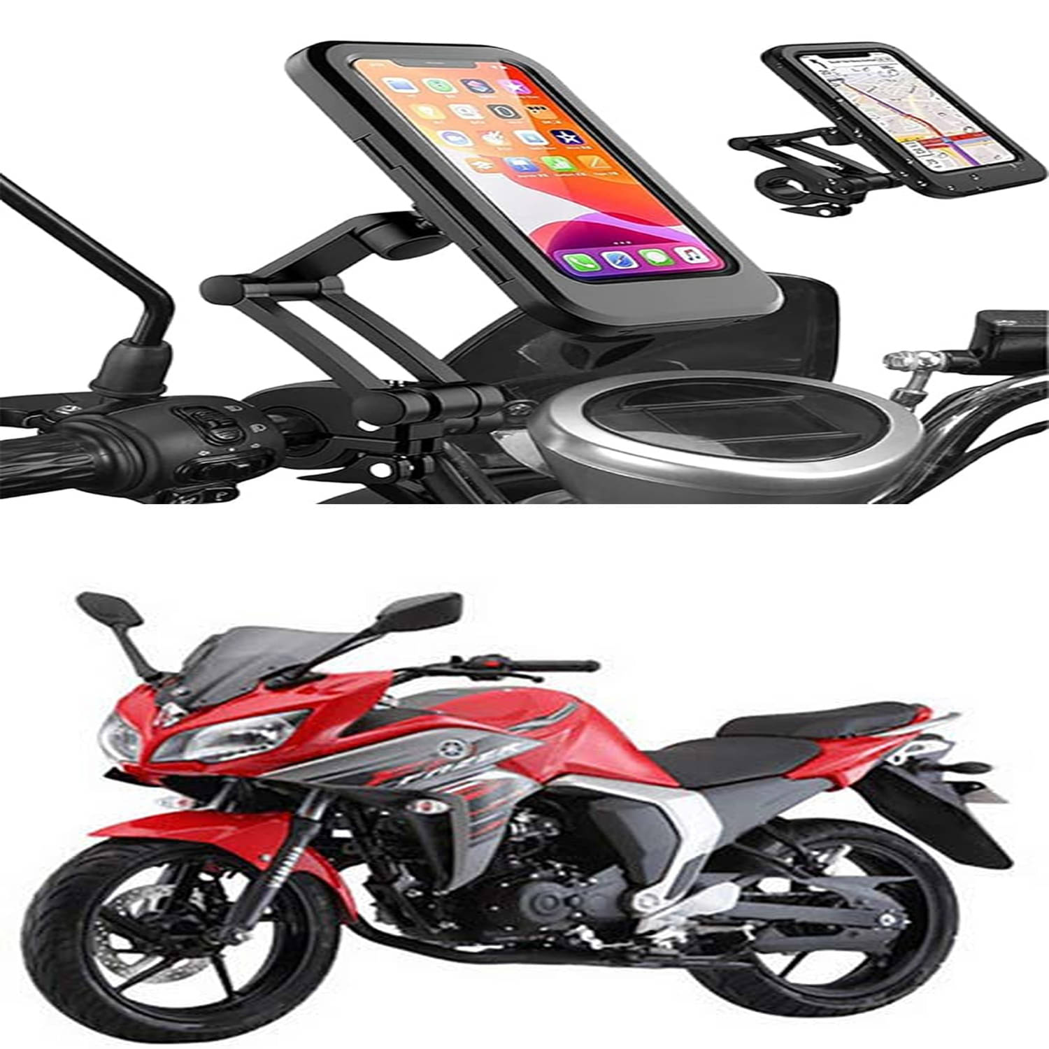     			MS Wholesellar Waterproof Handlebar Phone Mount with Touchscreen Compati...