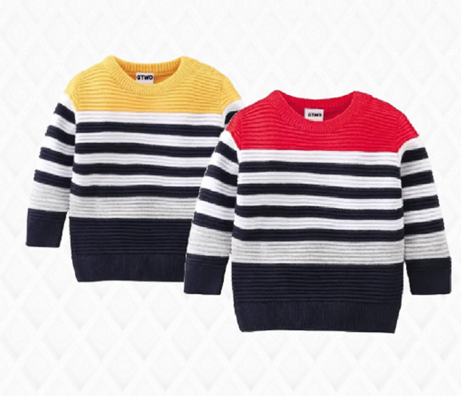     			Megha Shristy Enterprises Pack of 2 Boys Woollen Blend Sweater ( Multicolor )