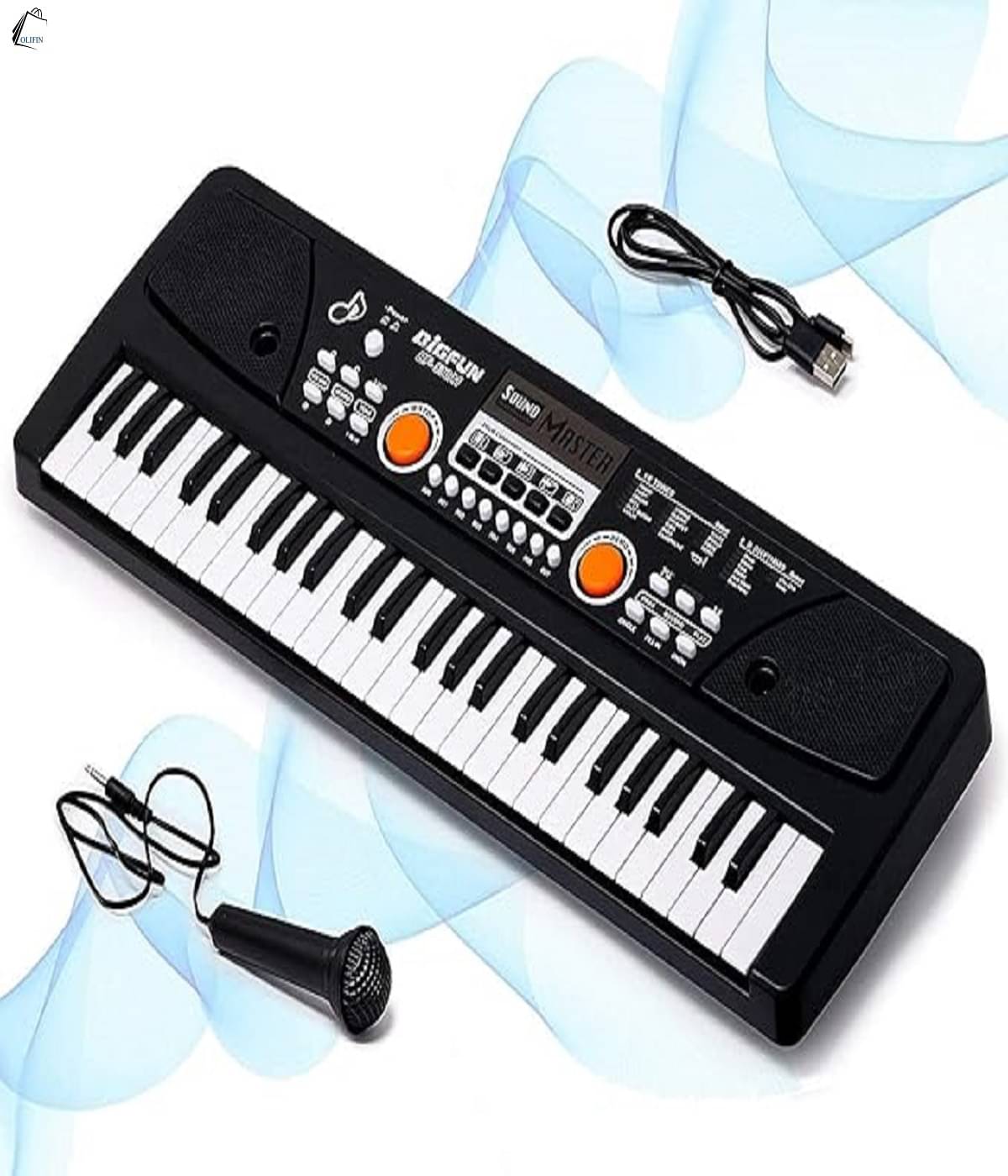 OLIFIN Piano Keyboard for Kids | Piano for Adult | Microphone, Kids Keyboard for Beginners Electronic with MP3 Function Audio Cable 16 Tones 49 Keys Only 1 Speaker Pack of 1 OLIFIN Piano Keyboard for Kids | Piano for Adult | Microphone, Kids Keyboard for Beginners Electronic with MP3 Function Audio Cable 16 Tones 49 Keys Only 1 Speaker Pack of 1
