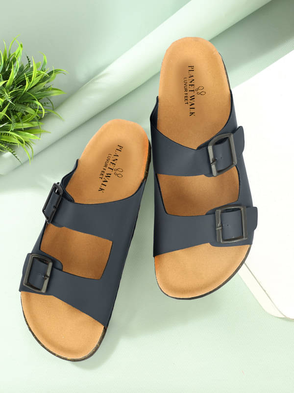 PLANET WALK - Blue Men's Sandals     			PLANET WALK - Blue Men's Sandals