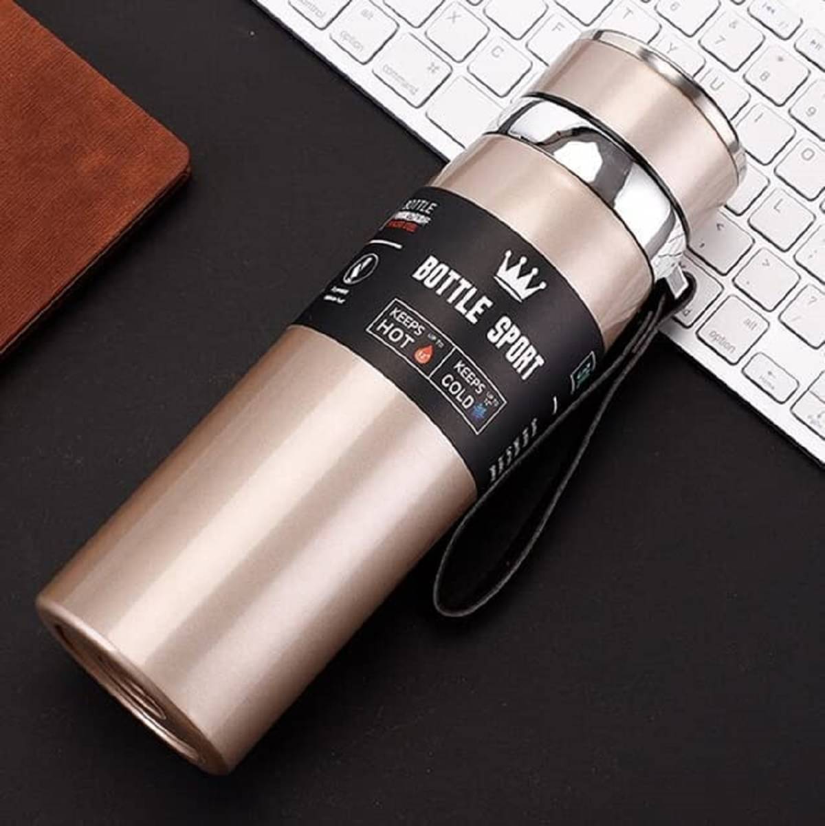 RAMDEV ENTERPRISE 800ml Stainless Steel Water Bottle for Men Women Kids | Thermos Flask | Reusable Leak-Proof Thermosteel for Home Office Gym Fridge Travelling (0.8 Liters). RAMDEV ENTERPRISE 800ml Stainless Steel Water Bottle for Men Women Kids | Thermos Flask | Reusable Leak-Proof Thermosteel for Home Office Gym Fridge Travelling (0.8 Liters).