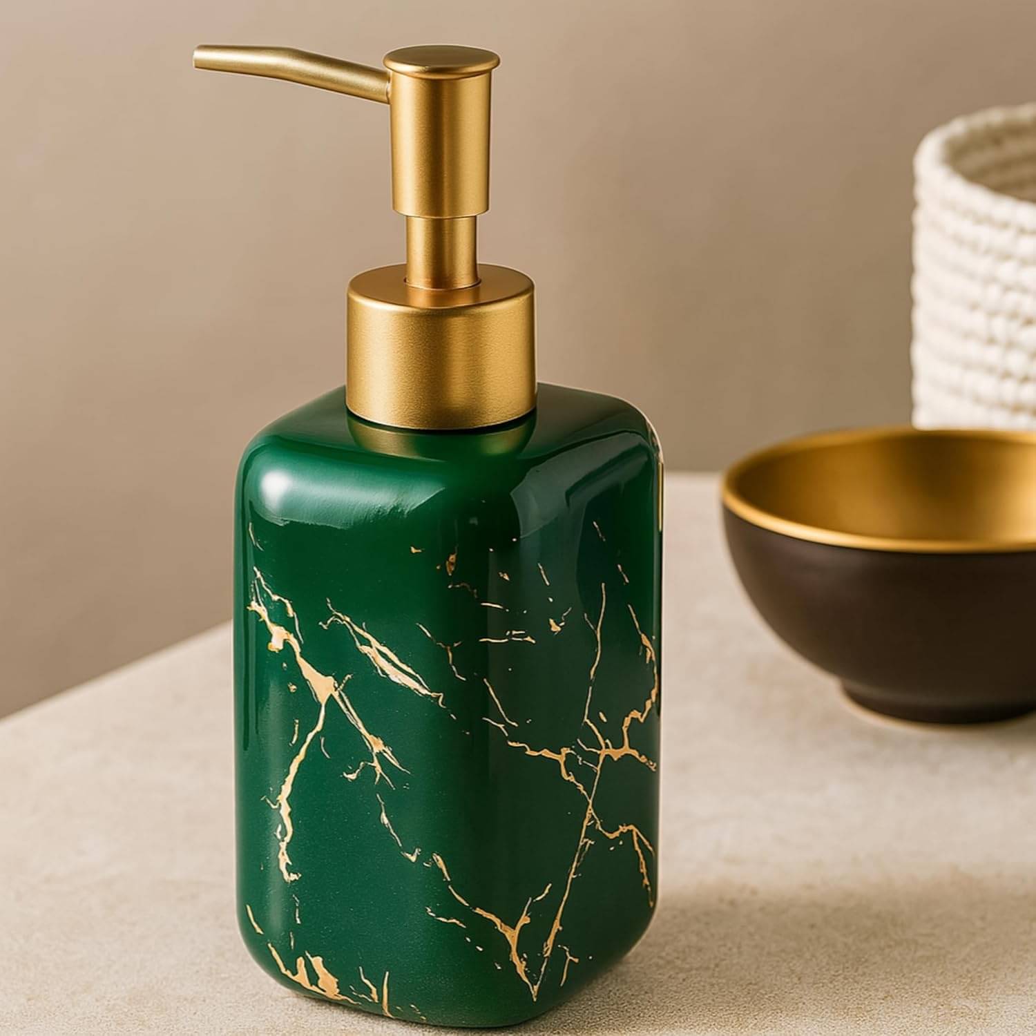 RAMDEV ENTERPRISE Liquid Pump Dispenser | Hand Wash Dispenser for Wash Basin Scratch Proof Smooth Pump for Bathroom Decor. RAMDEV ENTERPRISE Liquid Pump Dispenser | Hand Wash Dispenser for Wash Basin Scratch Proof Smooth Pump for Bathroom Decor.