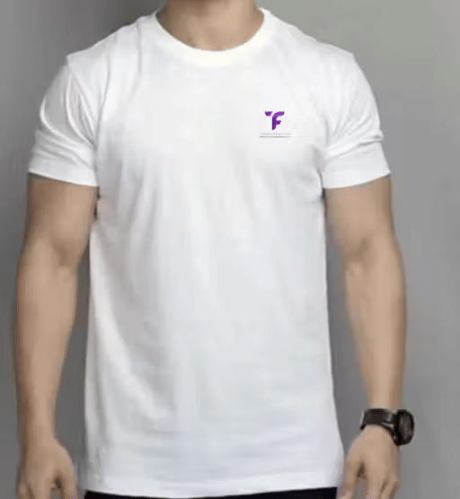     			RAPZOD Men Polyester Printed T-Shirt ( White )