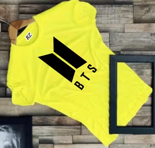 RAPZOD Men Polyester Printed T-Shirt ( Yellow ) RAPZOD Men Polyester Printed T-Shirt ( Yellow )