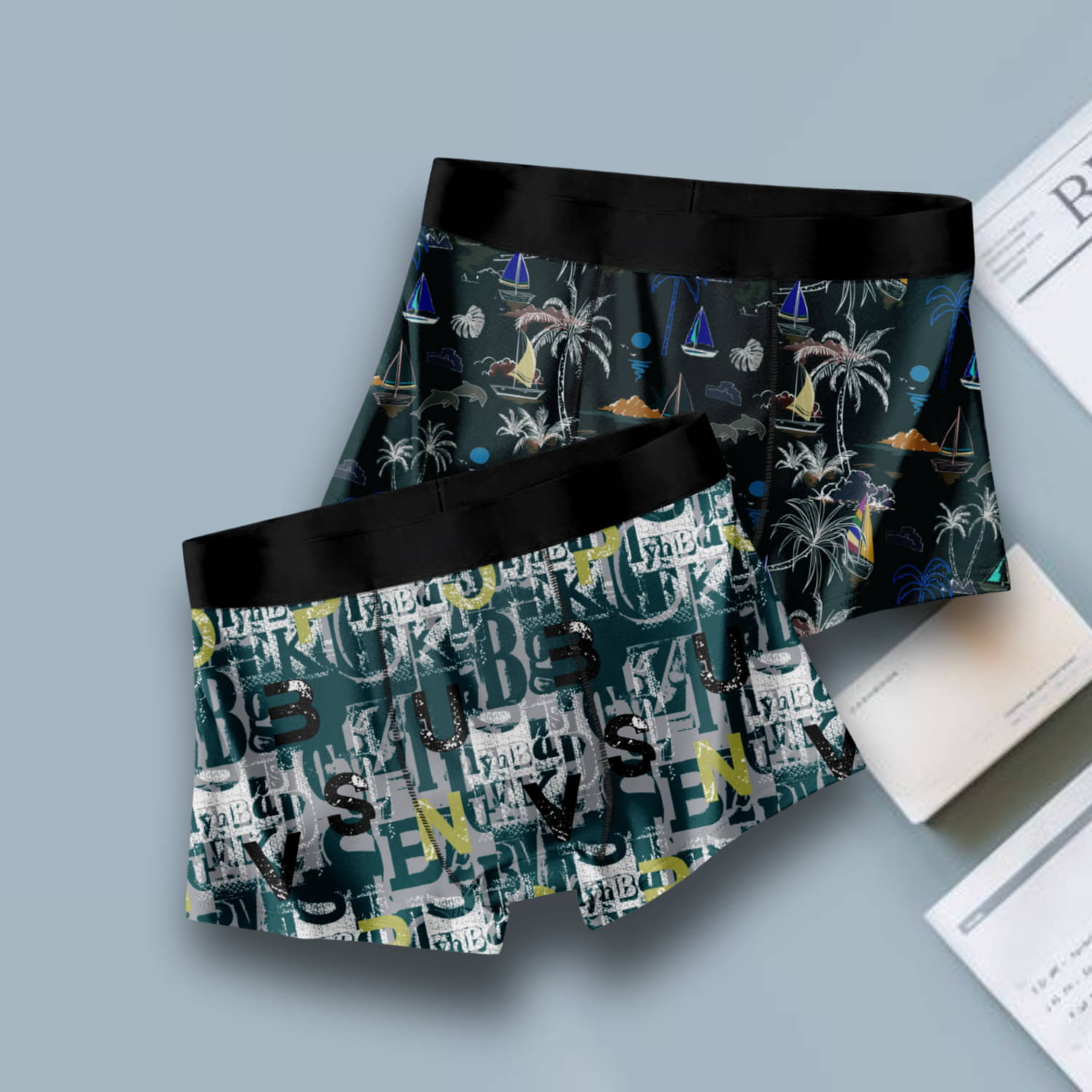 Royal Taylor Pack of 2 Nylon Trunks For Men's ( Multicolor1 )     			Royal Taylor Pack of 2 Nylon Trunks For Men's ( Multicolor1 )