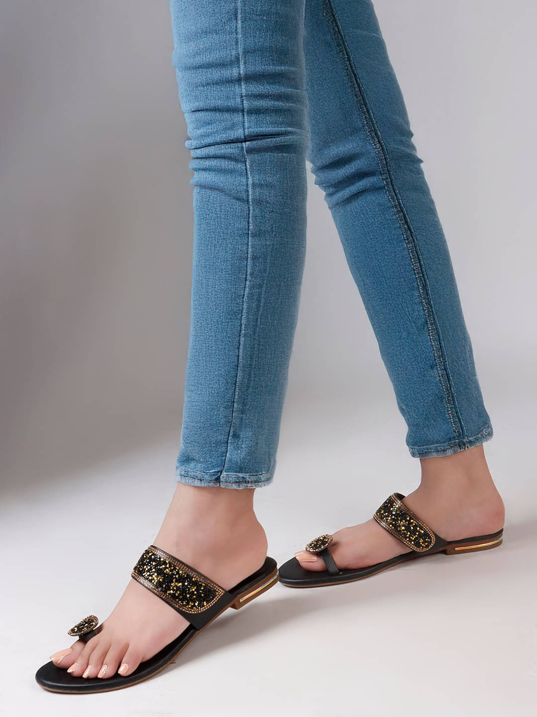     			SSV Black Women's Flats