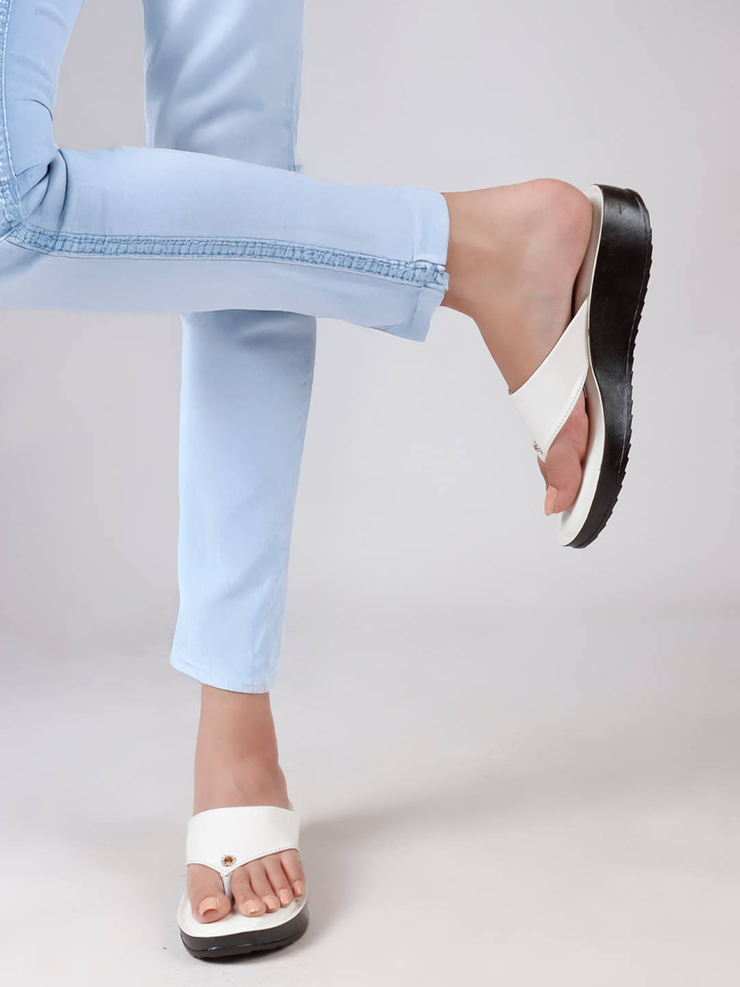     			SSV White Women's Sandal Heels