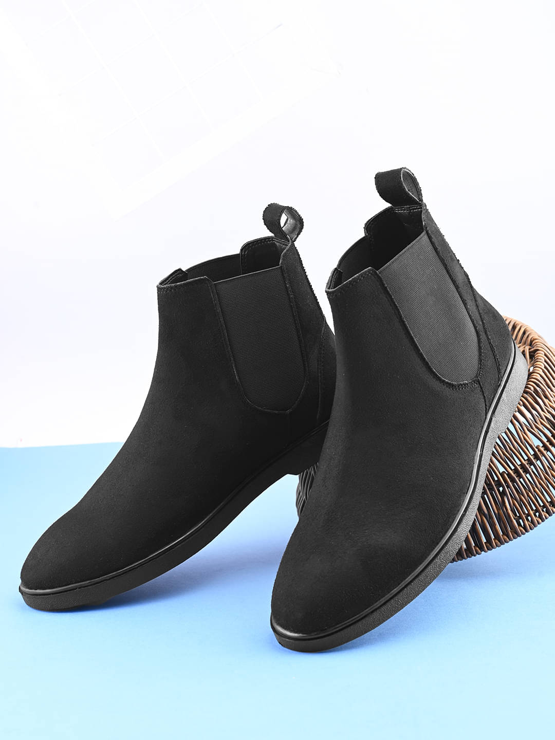 Sir Corbett Black Men's Chelsea Boots Sir Corbett Black Men's Chelsea Boots