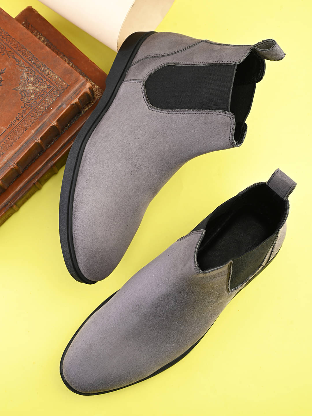     			Sir Corbett Gray Men's Chelsea Boots