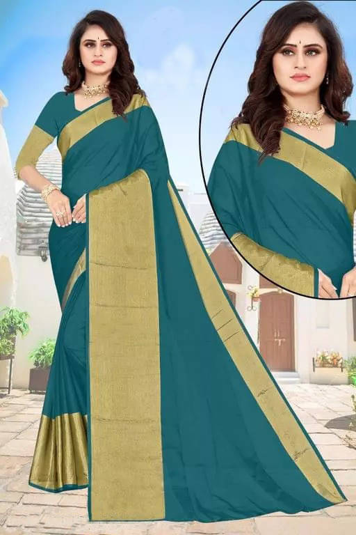 VRAGI Chiffon Embellished Regular Saree With Unstitched Blouse Piece ( Multicolor ) VRAGI Chiffon Embellished Regular Saree With Unstitched Blouse Piece ( Multicolor )