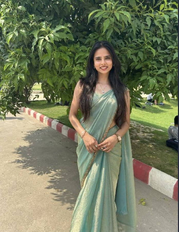 VRAGI Chiffon Embellished Regular Saree With Unstitched Blouse Piece ( Light Blue ) VRAGI Chiffon Embellished Regular Saree With Unstitched Blouse Piece ( Light Blue )