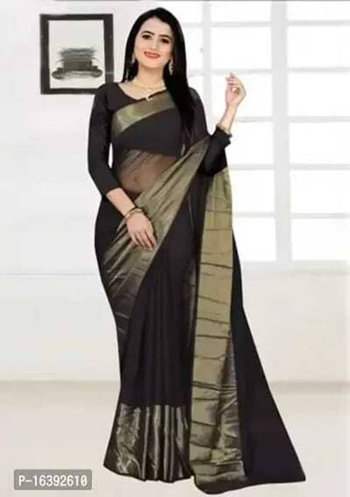     			VRAGI Chiffon Solid Dharmavaram Saree With Unstitched Blouse Piece ( Pink )