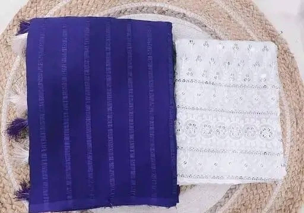 VRAGI Georgette Embellished Regular Saree With Unstitched Blouse Piece ( Multicolor )     			VRAGI Georgette Embellished Regular Saree With Unstitched Blouse Piece ( Multicolor )