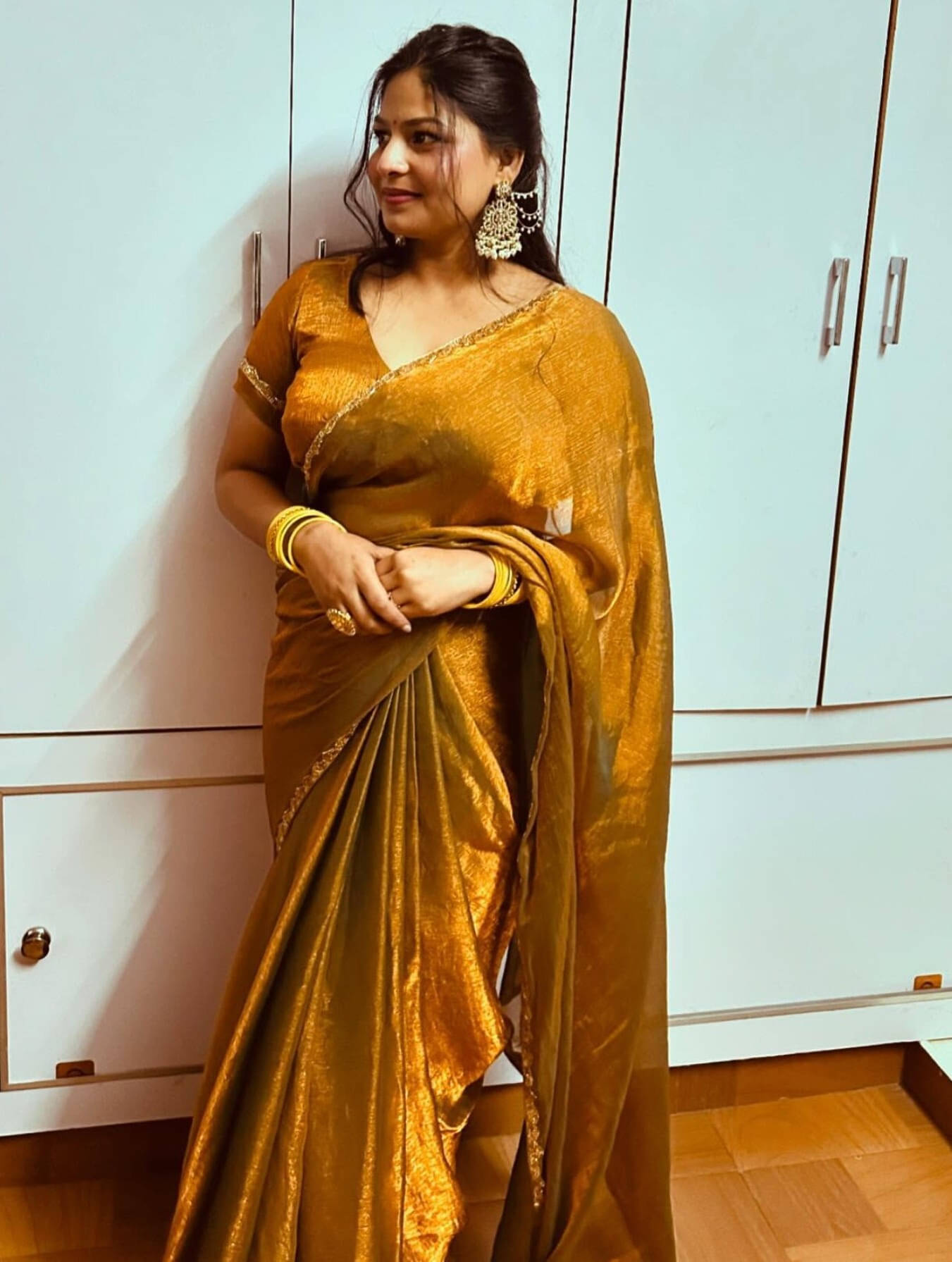VRAGI Jimmy Choo Embroidered Regular Saree With Unstitched Blouse Piece ( Multicolor ) VRAGI Jimmy Choo Embroidered Regular Saree With Unstitched Blouse Piece ( Multicolor )