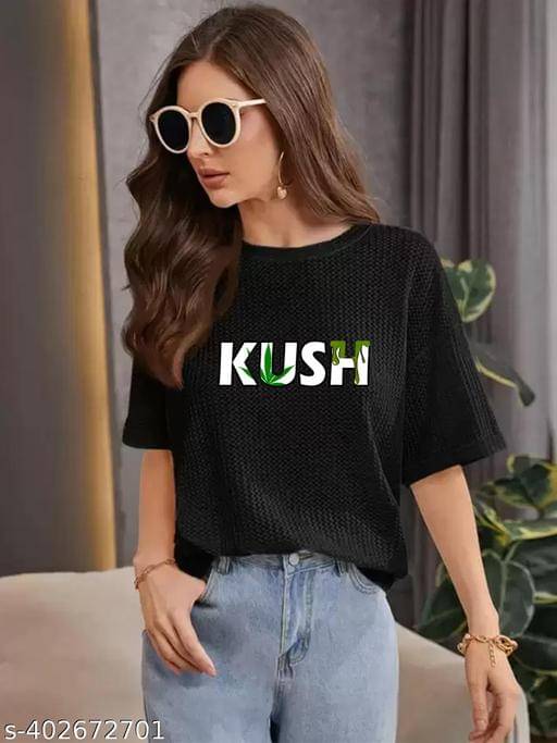 Wexam Style Women's Cotton Blend Regular Top ( Black ) Wexam Style Women's Cotton Blend Regular Top ( Black )