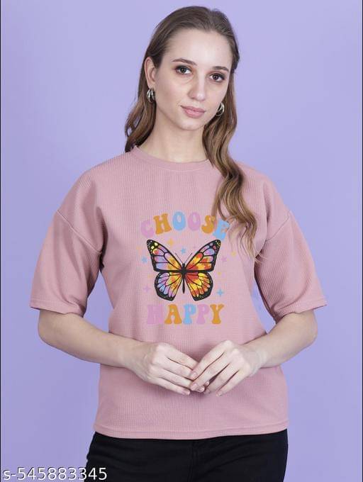 Wexam Style Women's Cotton Blend Regular Top ( Pink ) Wexam Style Women's Cotton Blend Regular Top ( Pink )