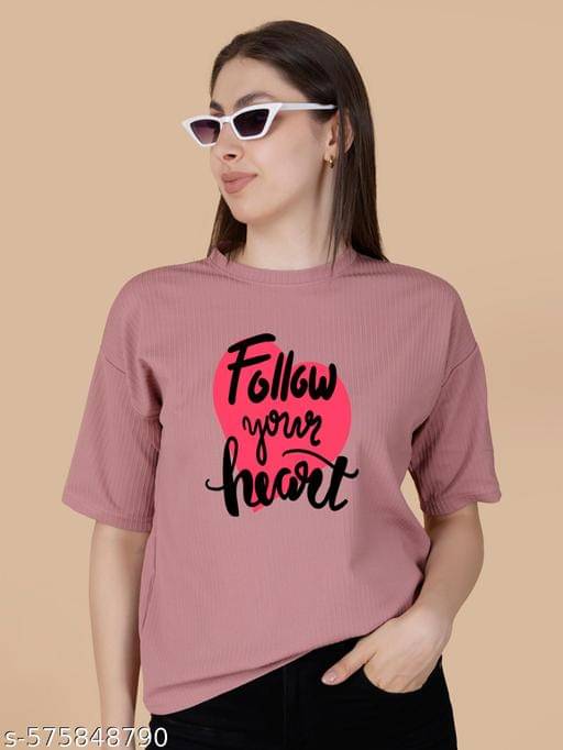     			Wexam Style Women's Cotton Blend Regular Top ( Pink )