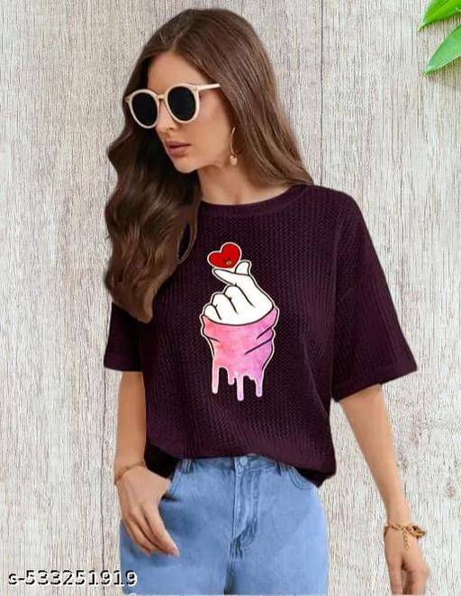 Wexam Style Women's Cotton Blend Regular Top ( Maroon ) Wexam Style Women's Cotton Blend Regular Top ( Maroon )