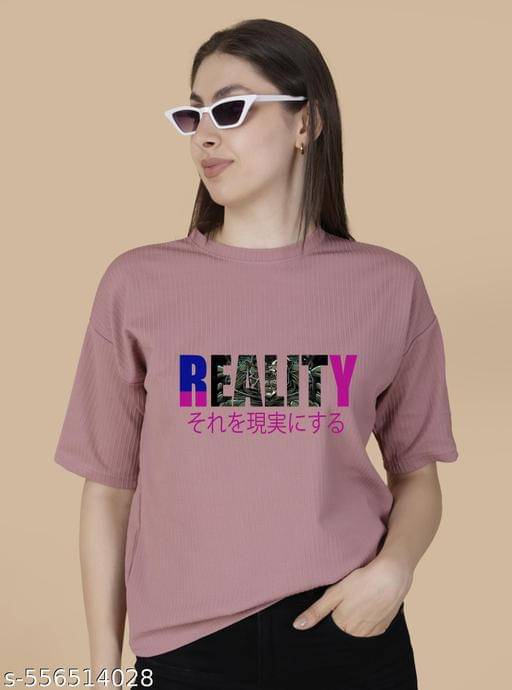     			Wexam Style Women's Cotton Blend Regular Top ( Pink )
